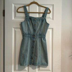 Boyish Kennedy button down mini dress. Color: The Misfits